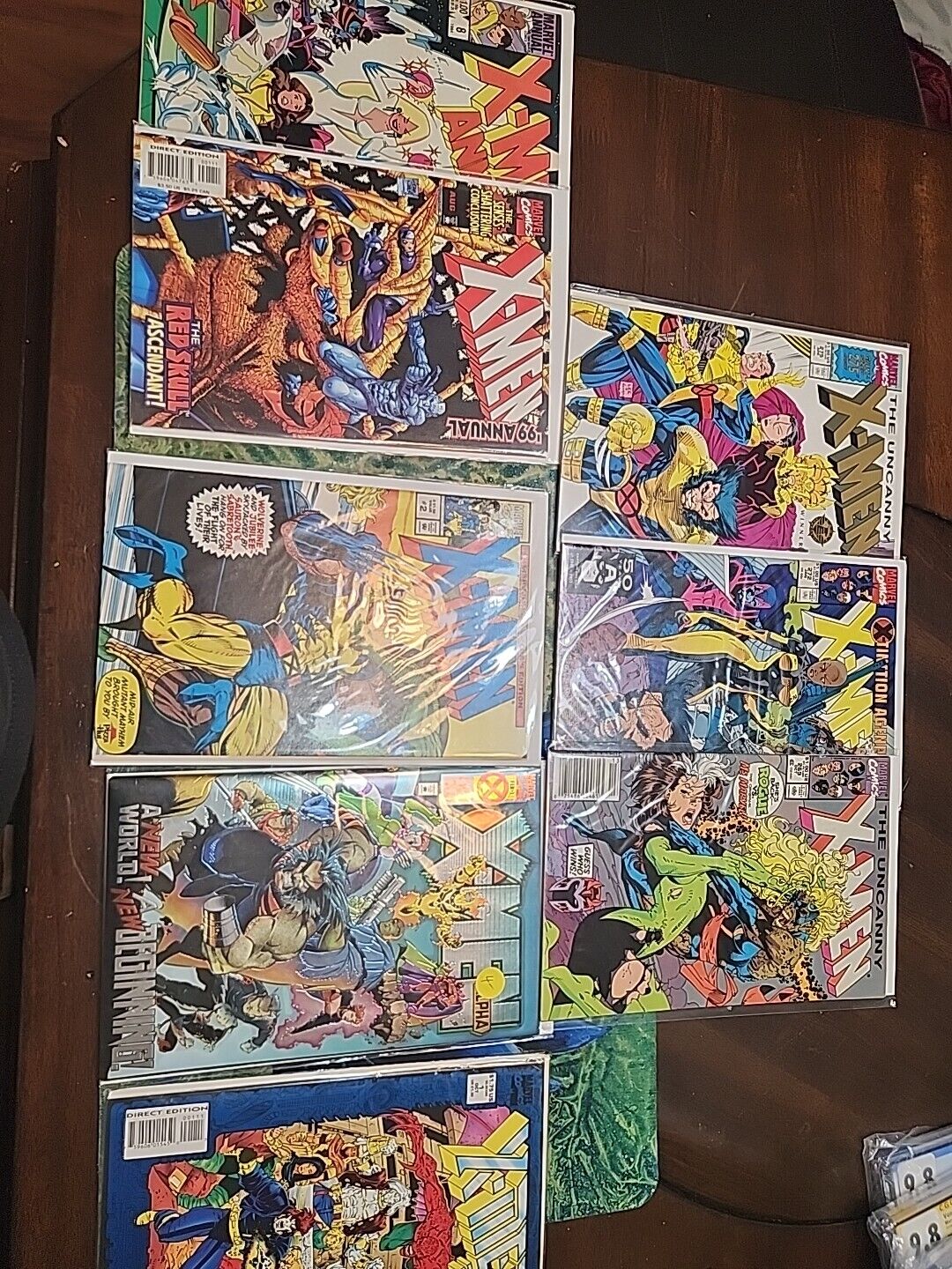 X-Men 2099 #1 Blue Foil. Alpha #1 Foil Pizza Hut #2 99, and 84 Annual Collectors
