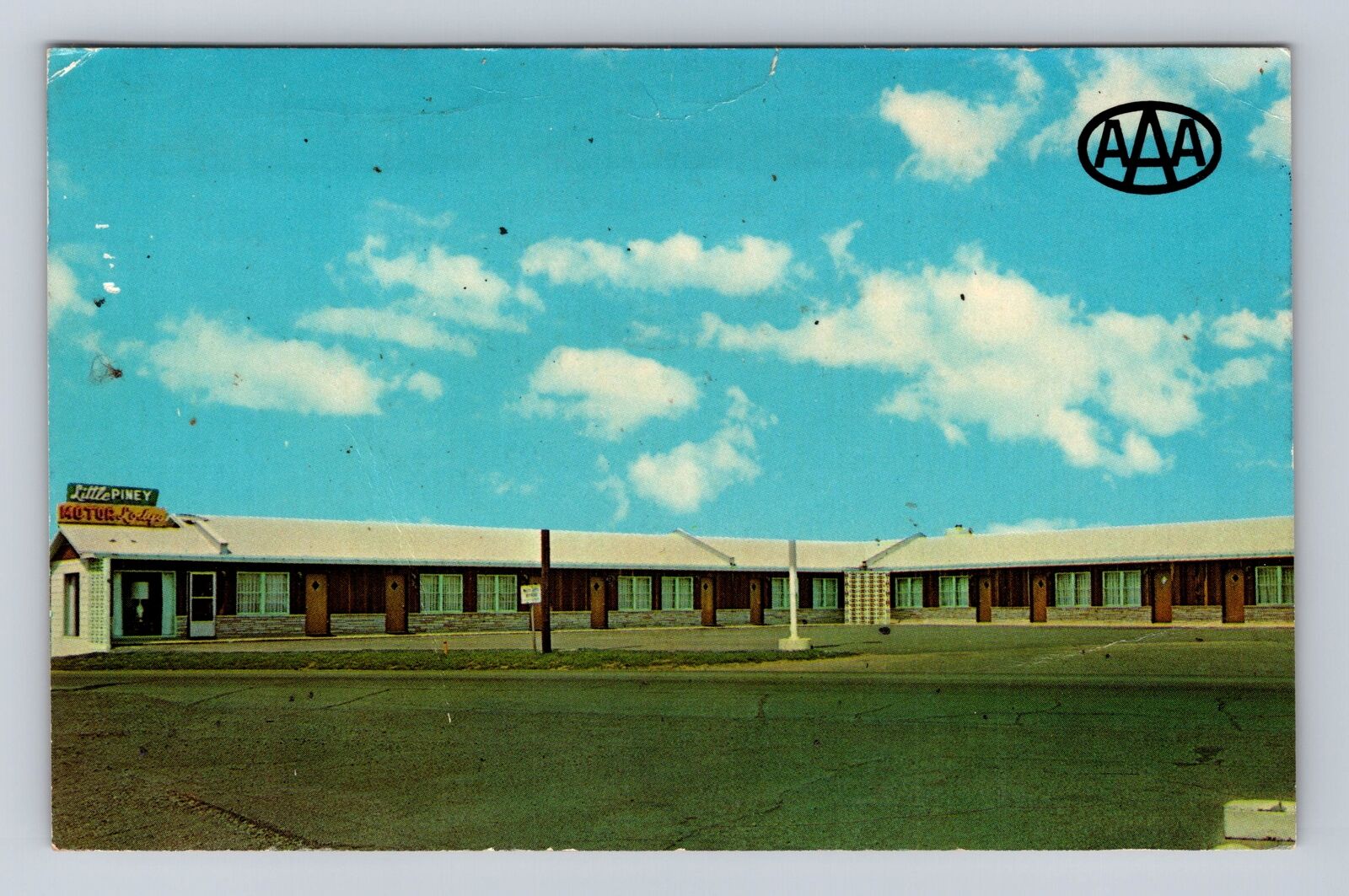 Rolla MO-Missouri, Little Piney Motor Inn Advertising, Vintage Souvenir Postcard