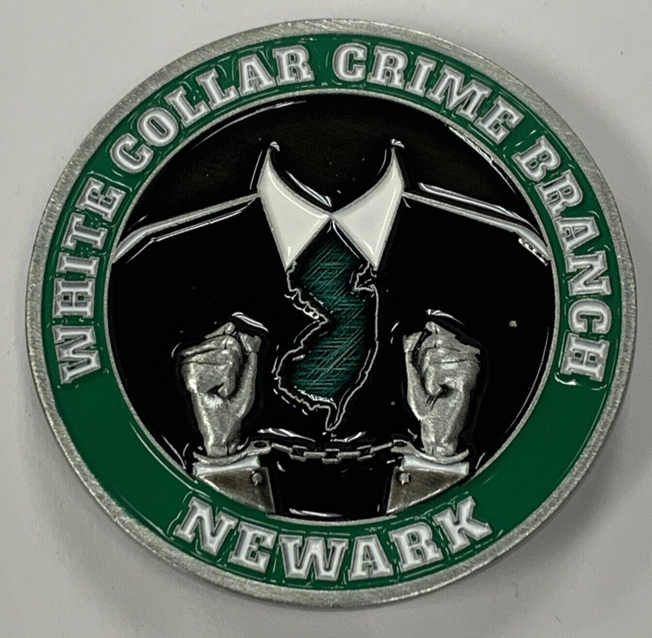 FBI Newark  White Collar Crime Branch challenge coin
