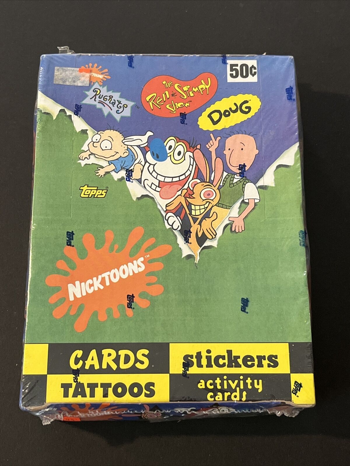 1993 Topps Nicktoons Trading Cards Ren & Stimpy Rugrats Doug - Sealed Box -