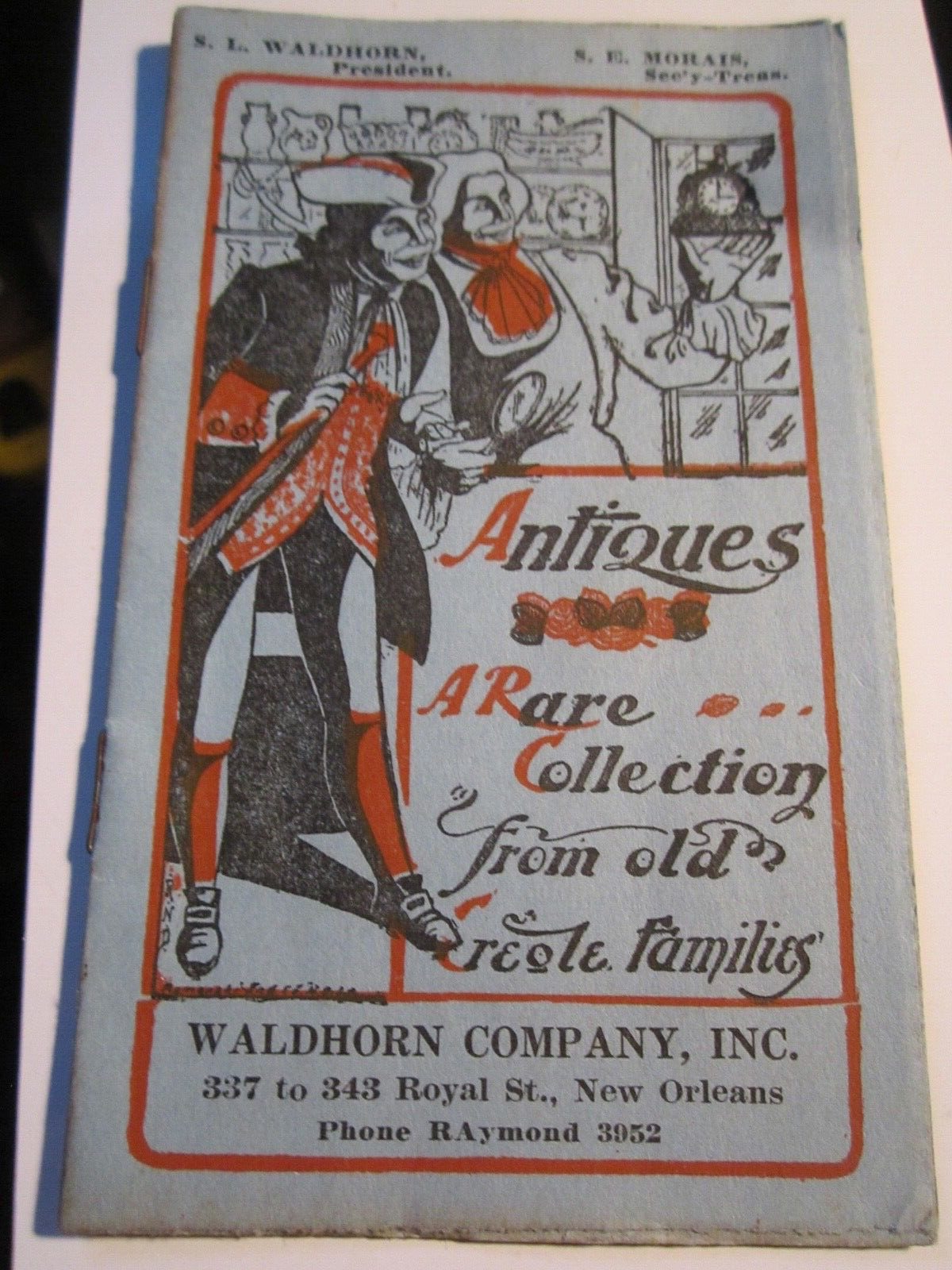 1894 ANTIQUE STORE ADVERTISEMENT BOOKLET IN NEW ORLEANS - BBA-45