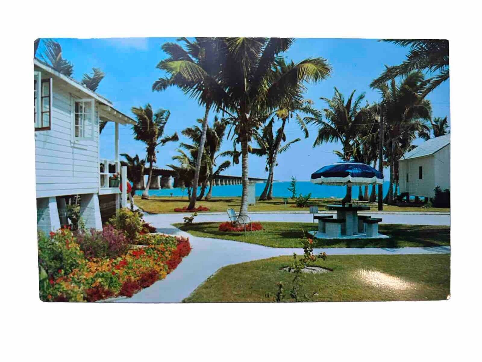 Key West FL-Florida, Pigeon Key, Seven Mile Bridge, c1955 Vintage Postcard