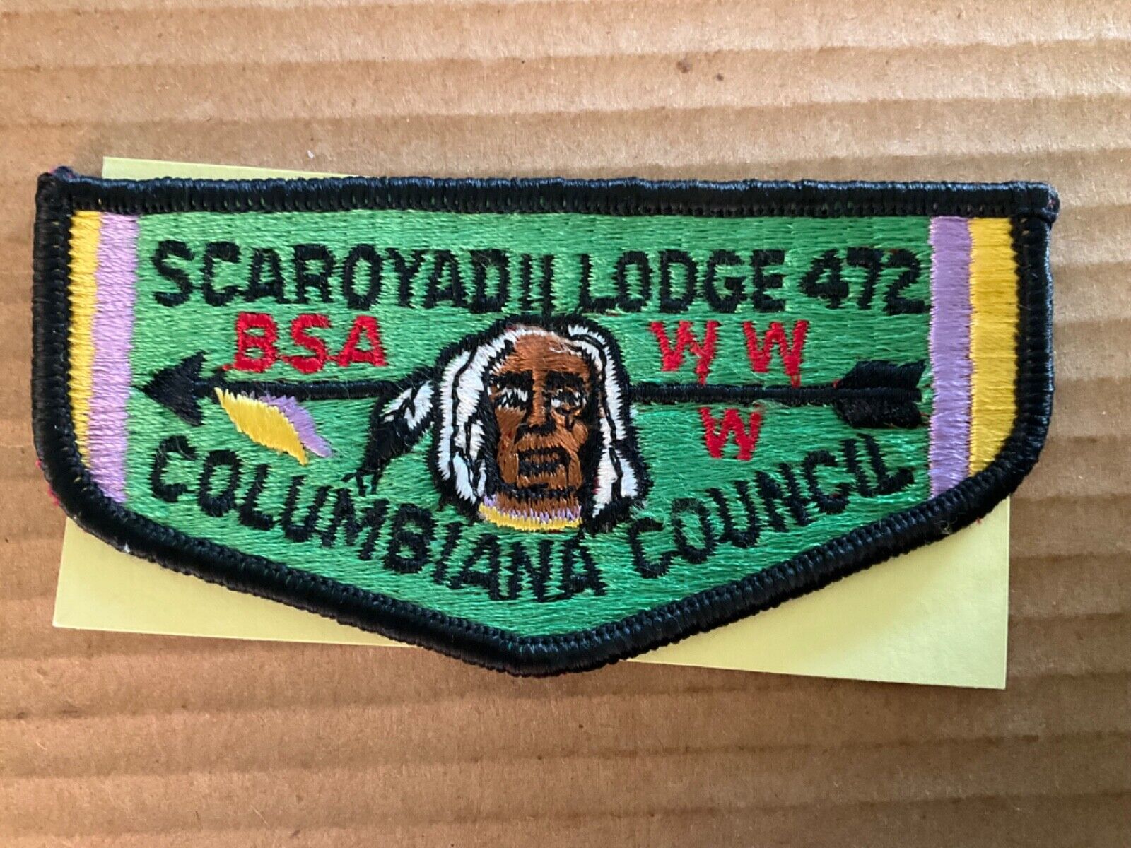 Scaroyadii Lodge 472 s3?  older OA Flap m