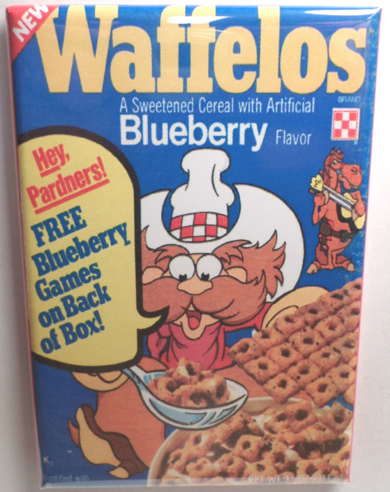 Waffelos Vintage Cereal Box 2\