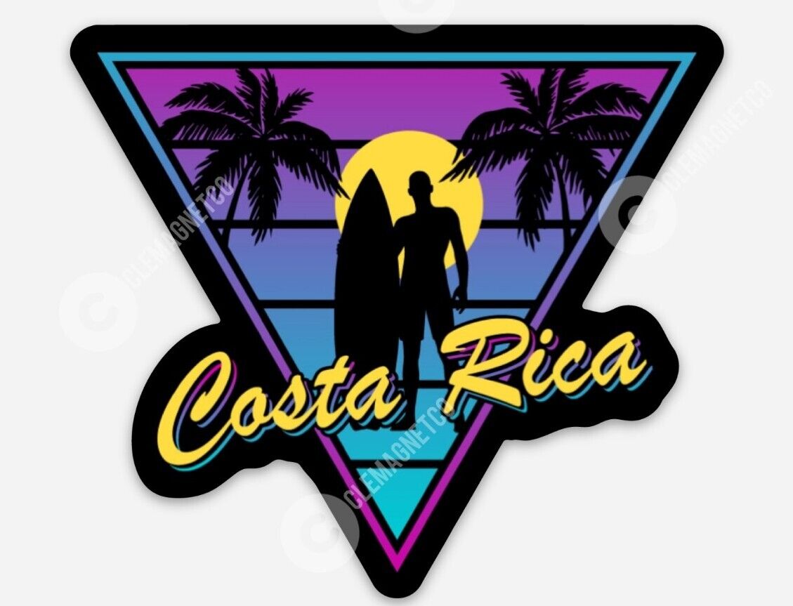 Costa Rica MAGNET - Central America Beach Premium Vinyl Magnet