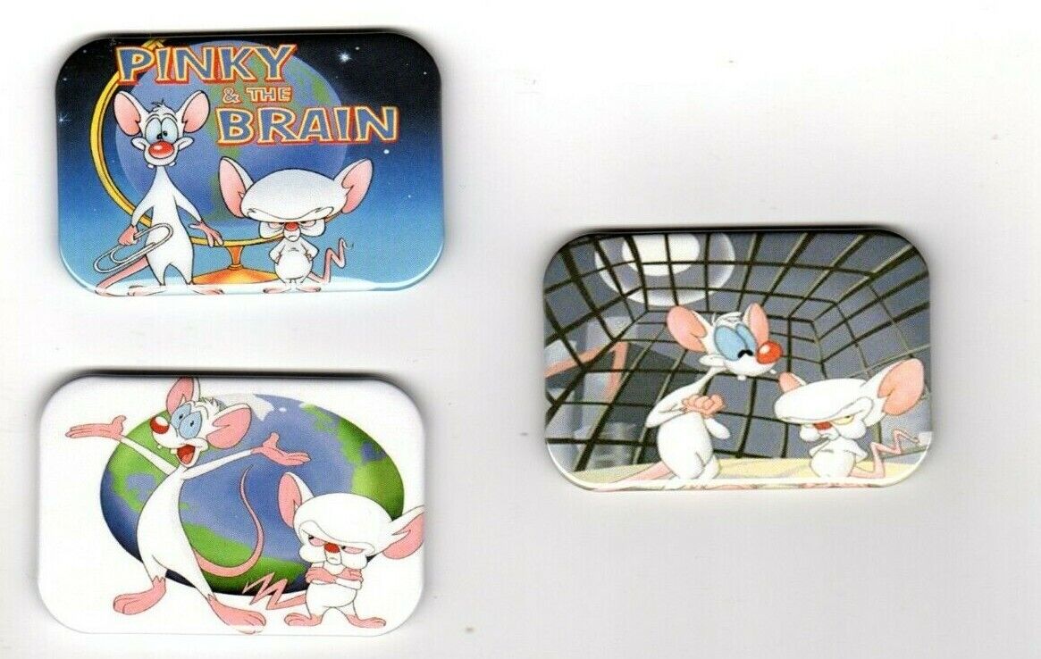 PINKY AND THE BRAIN    3 REFRIGERATOR MAGNET  2\
