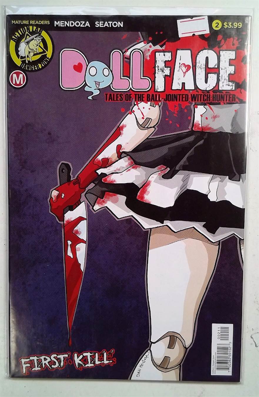 DollFace #2 Action Lab Entertainment (2017) VF/NM 1st Print Comic Book
