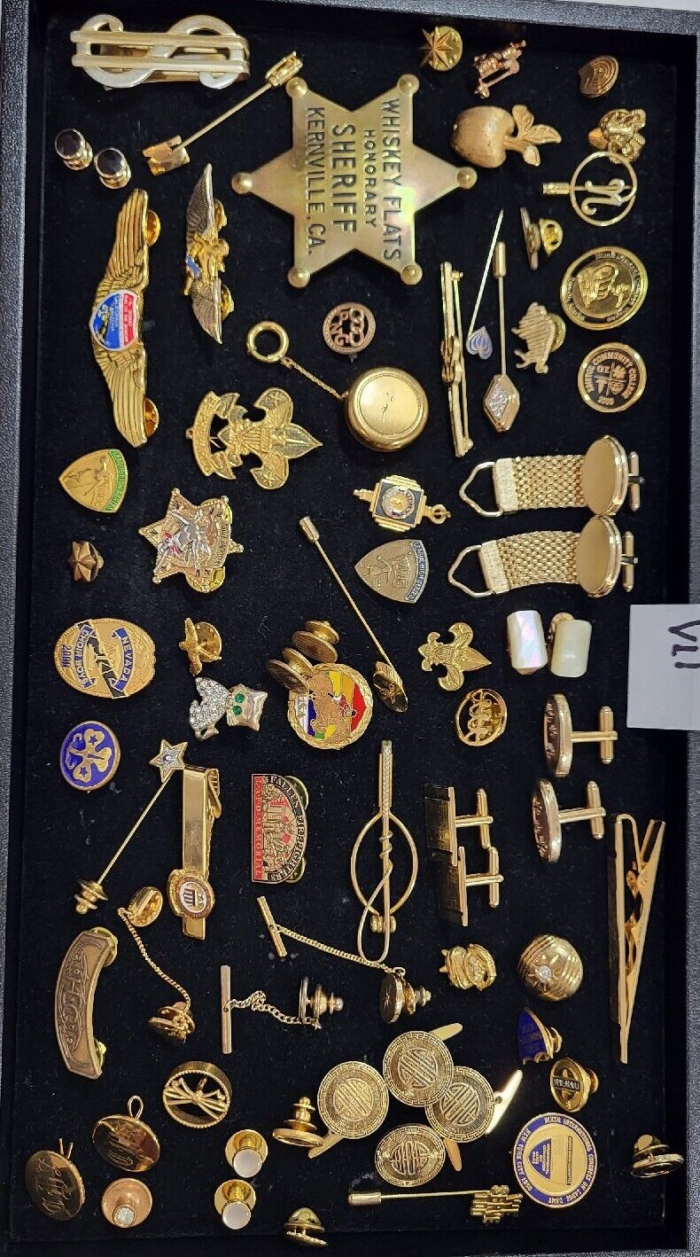 Vintage Junk Drawer Lot Vintage Collectibles Jewelry Accessories Estate Lot #1