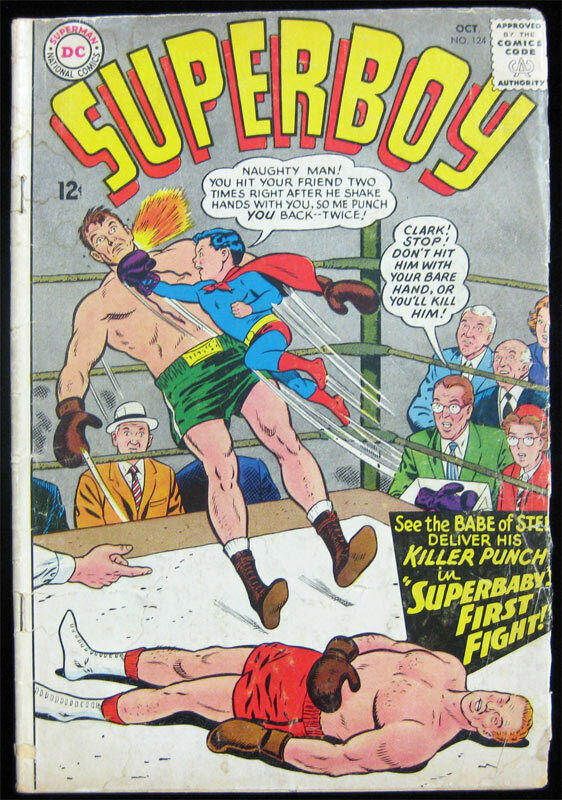 Superboy #124 DC Comics October 1965 Superbaby Lana Lang 1st App Incest Queen