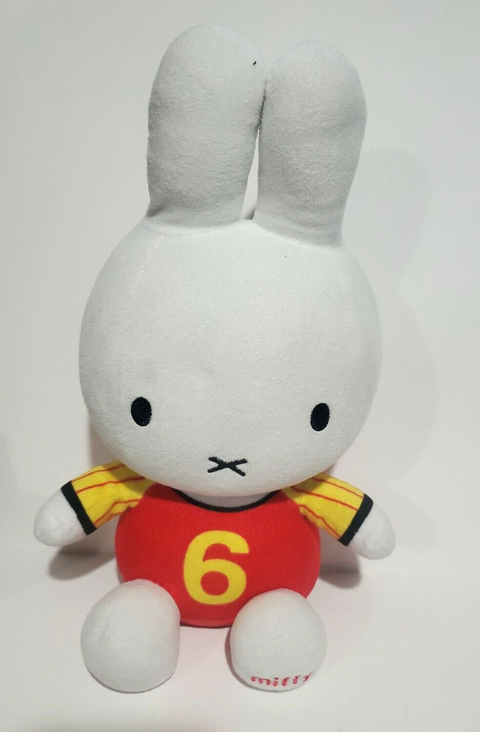 Miffy Rabbit Bunny Plush Stuffed Toy Rare  Athletic Number 6 RARE 2017
