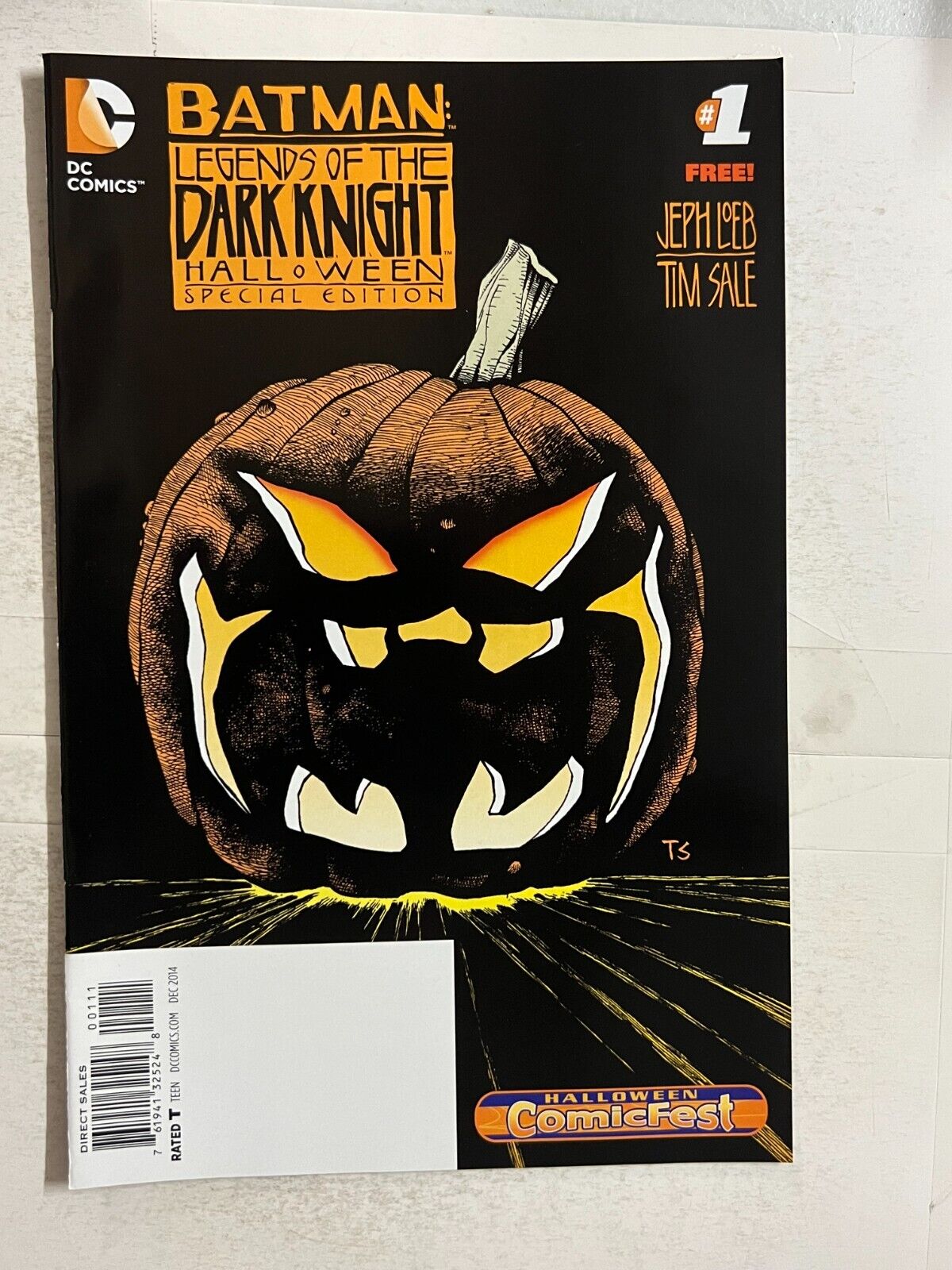 Dc Comics Batman: Legends of the Dark Knight Halloween Special Edition #1  2014 
