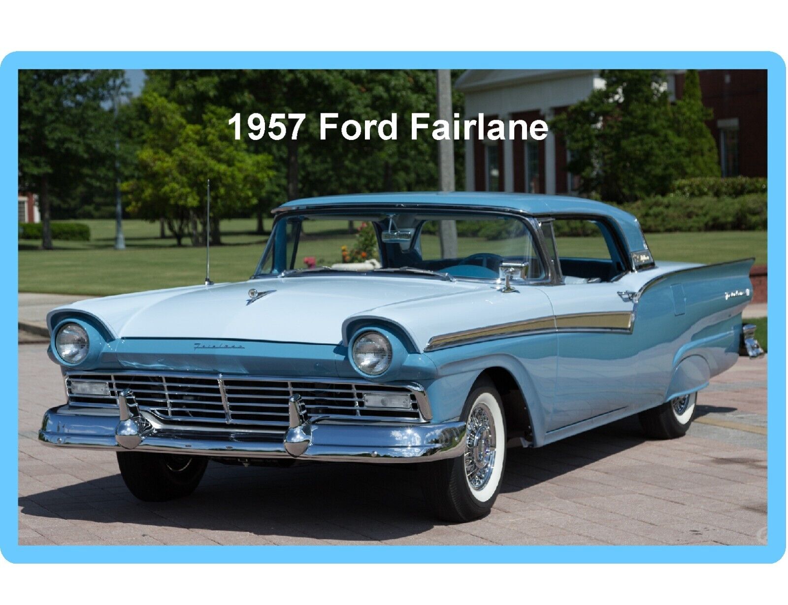 1957 Ford Fairlane Refrigerator / Tool Box  Magnet