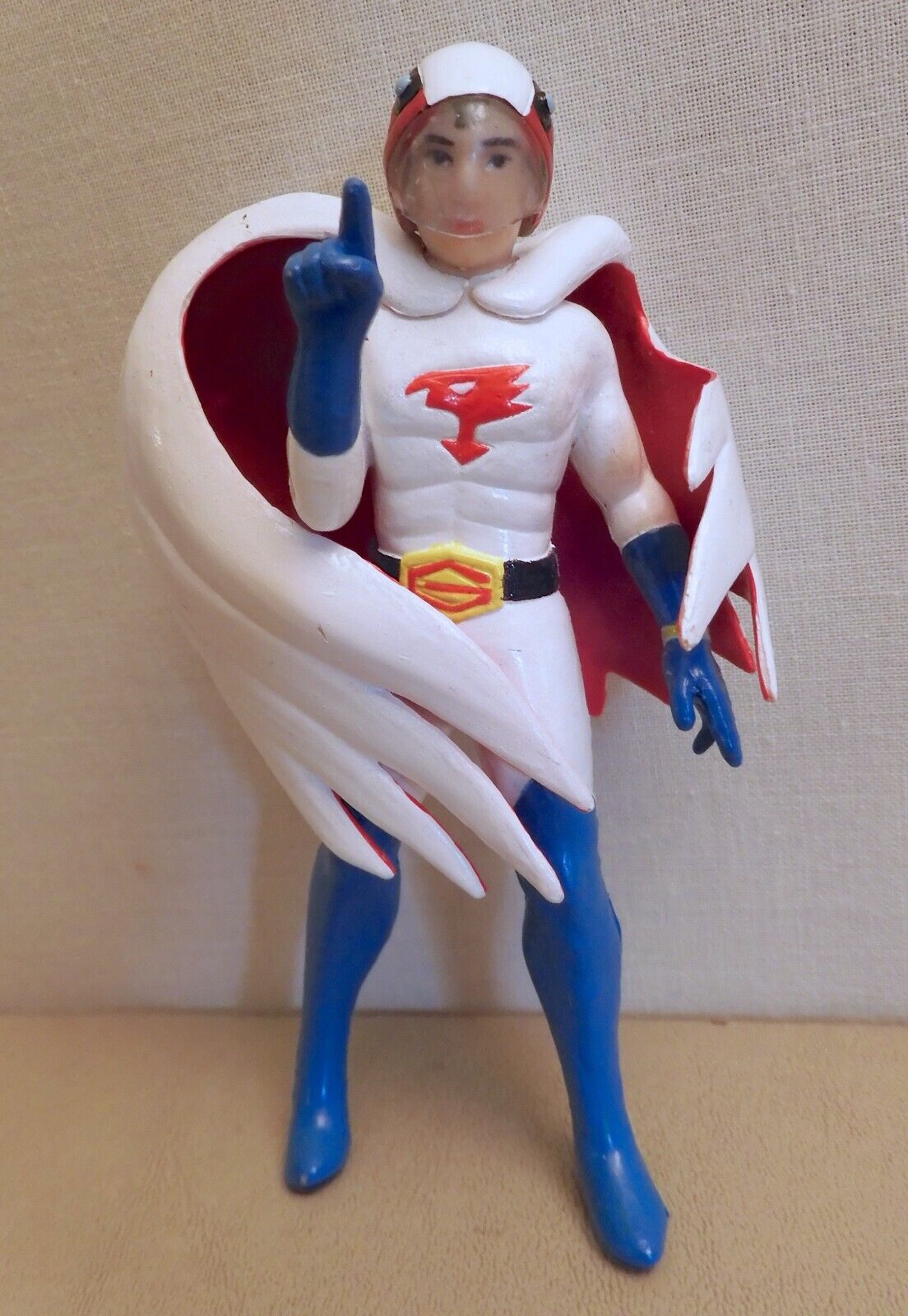 '72 Science Ninja Team GATCHAMAN Japanese Anime KEN Eagle Character Figure Doll 