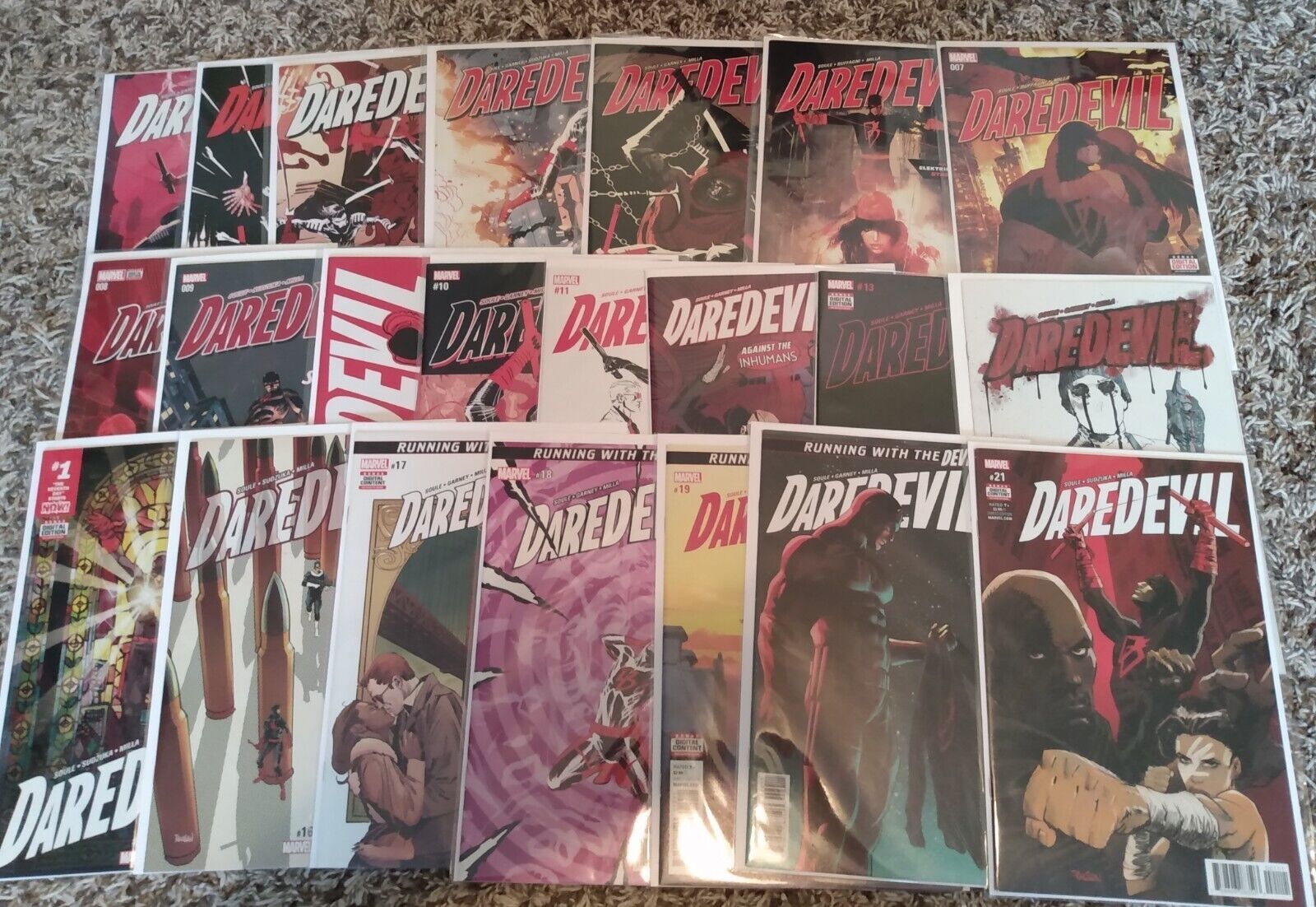 Daredevil (2015) #1-28, #595-612 Complete Run Charles Soule and Annuals #1-2