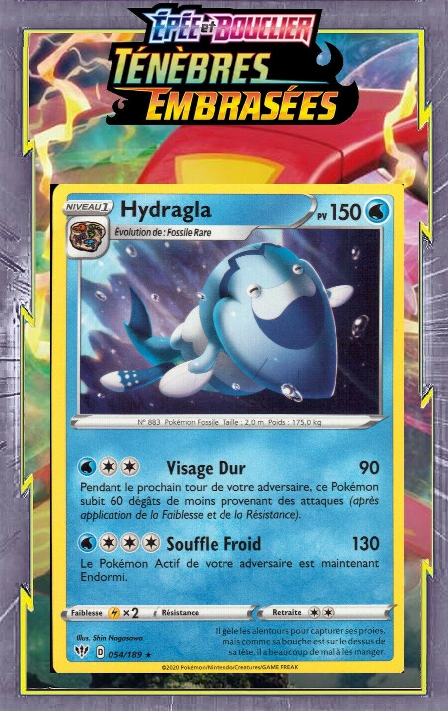 Hydragla - EB03: Burning Darkness - 054/189 - New French Pokemon Card