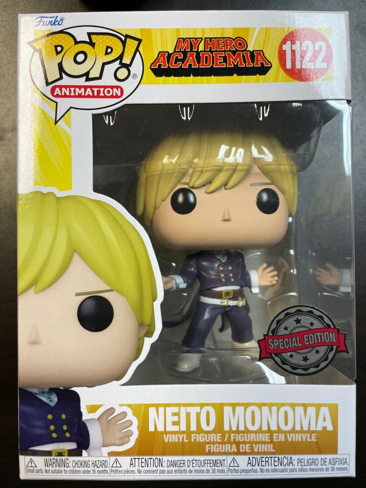 Funko POP My Hero Academia - Neito Monoma Special Edition Exclusive In Stock