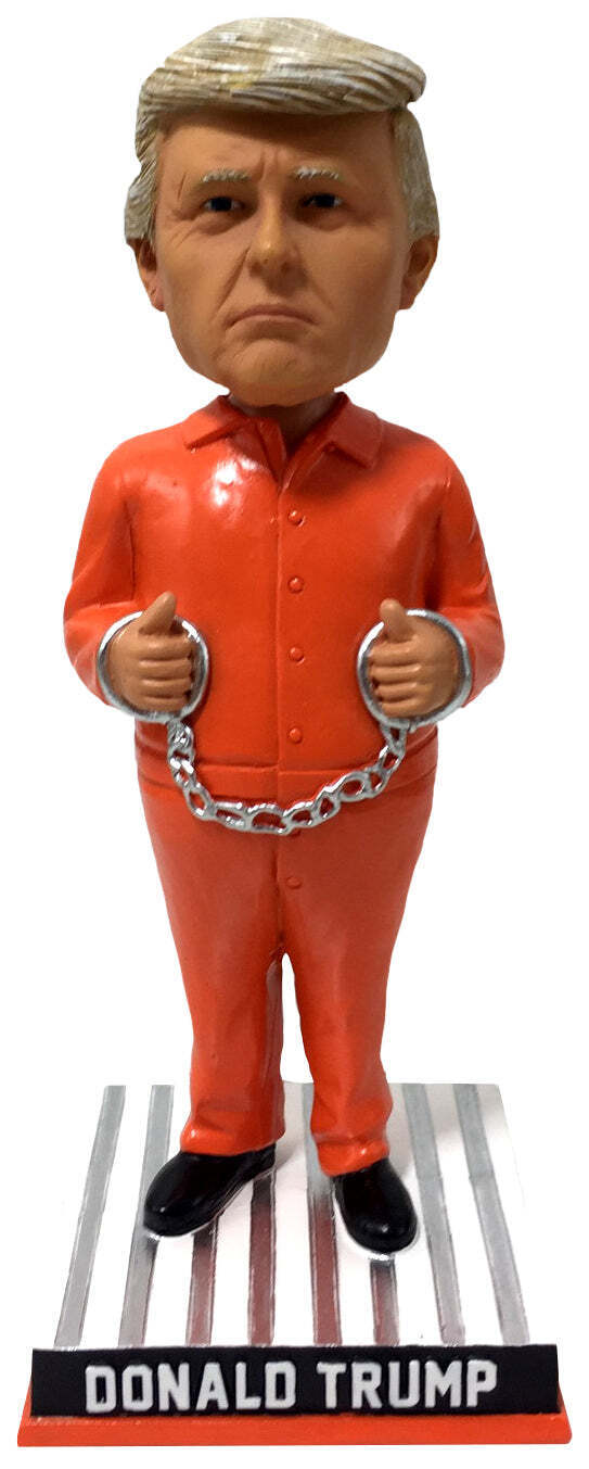Donald Trump Prison Suit Jail Bobblehead Indictment President United States NY