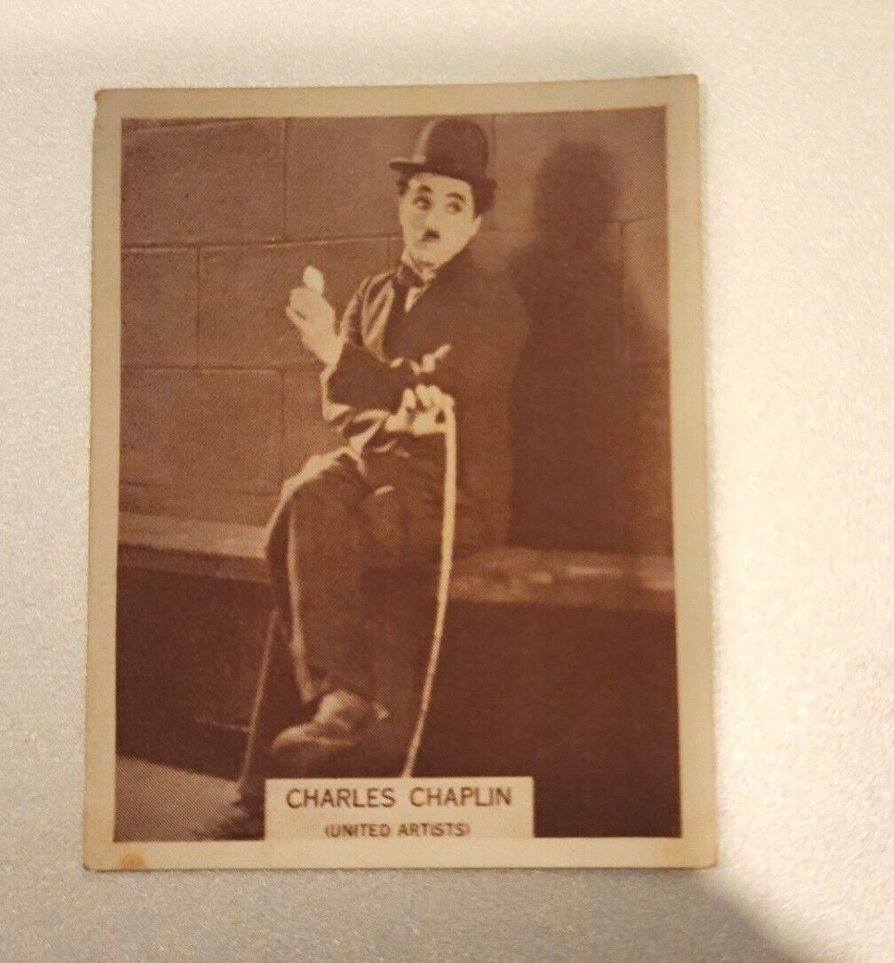 1934 Charlie Chaplin Wills's Famous Film Stars #71 - Large  