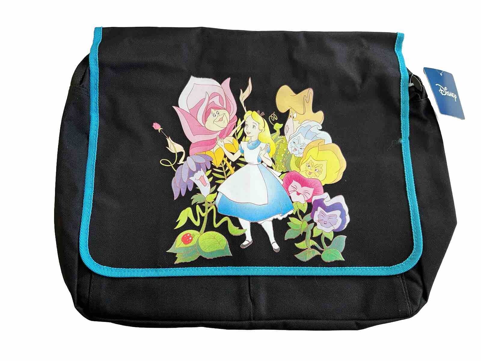 Disney Alice in Wonderland Large Messenger Bag Carry All Travel Bag