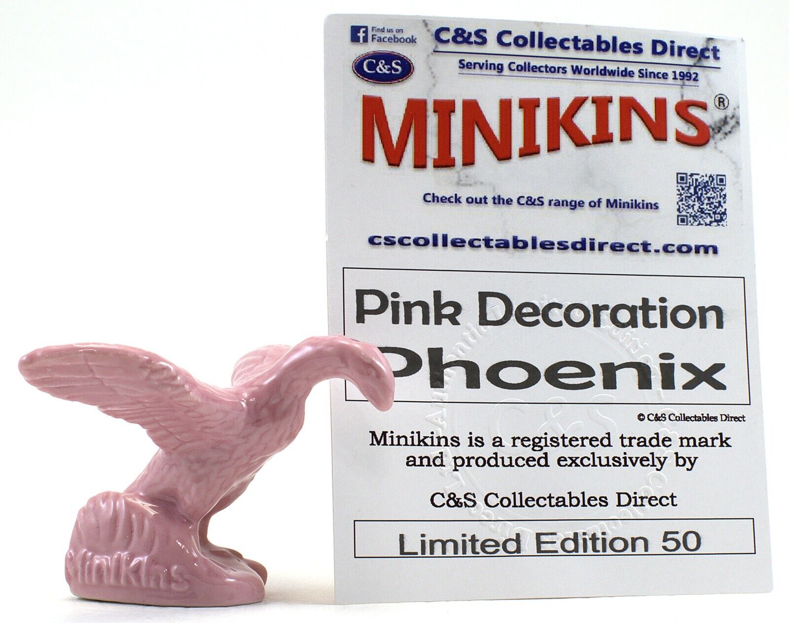 C&S PINK PHOENIX MINIKIN LIMITED EDITION 50 WITH COA