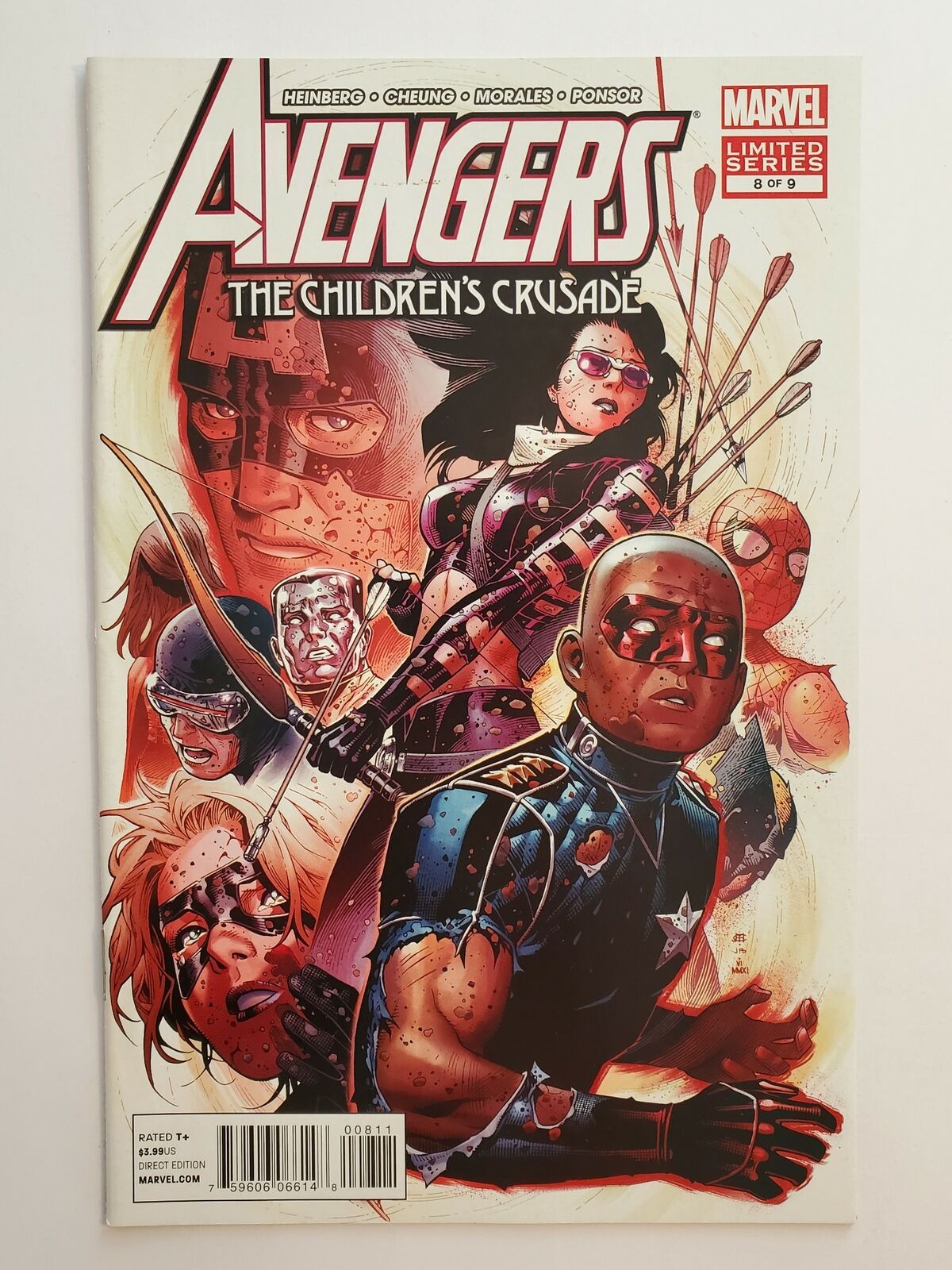 AVENGERS: THE CHILDREN\'S CRUSADE #8 (NM-) 2012 WICCAN, SPEED, STATURE, HAWKEYE