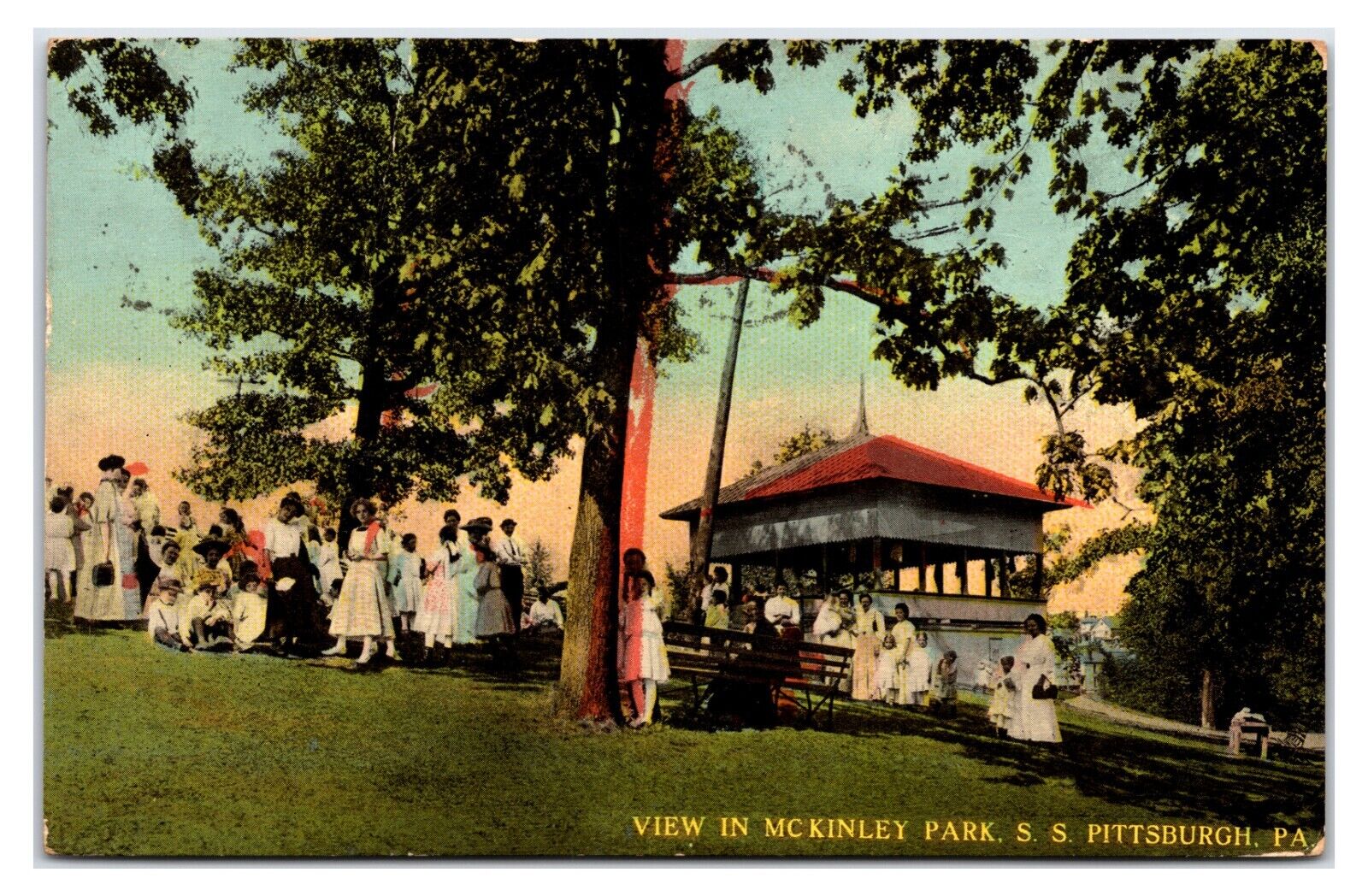 Early 1910s - McKinley Park - Pittsburgh, Pennsylvania Postcard (Posted 1914)