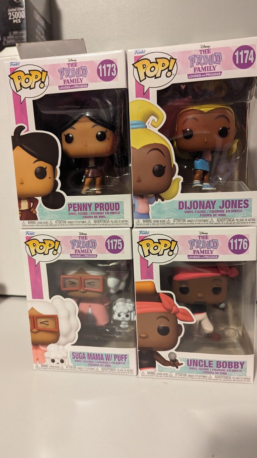 The Proud Family Funko Pops Set 1173 1174 1175 1176 See Pics