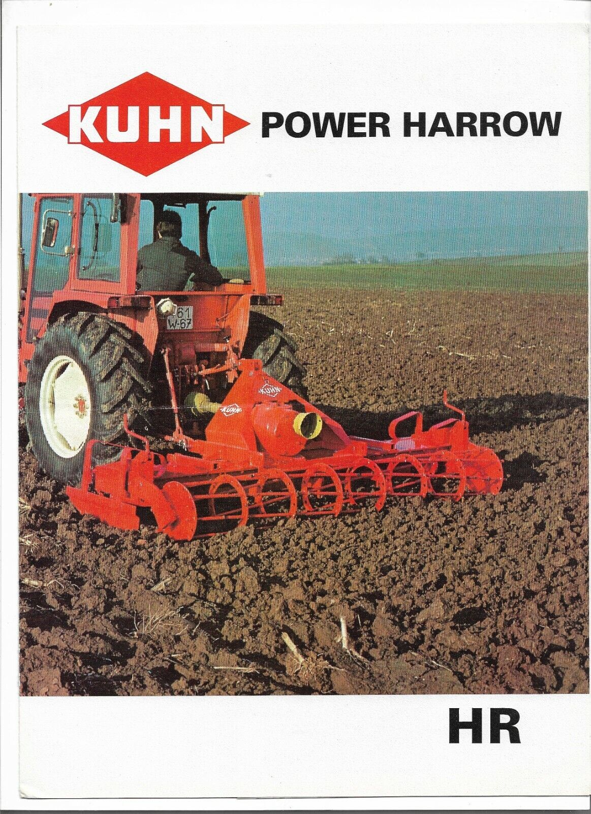 Original Kuhn HR120 HR180 HR240 HR300 Power Harrows Sales Brochure 1900.GB-2.77