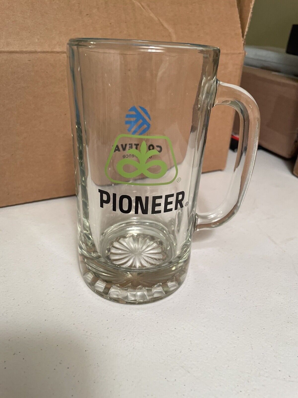 Pioneer Seed Corteva Mug Glass 16 oz Beer Stein