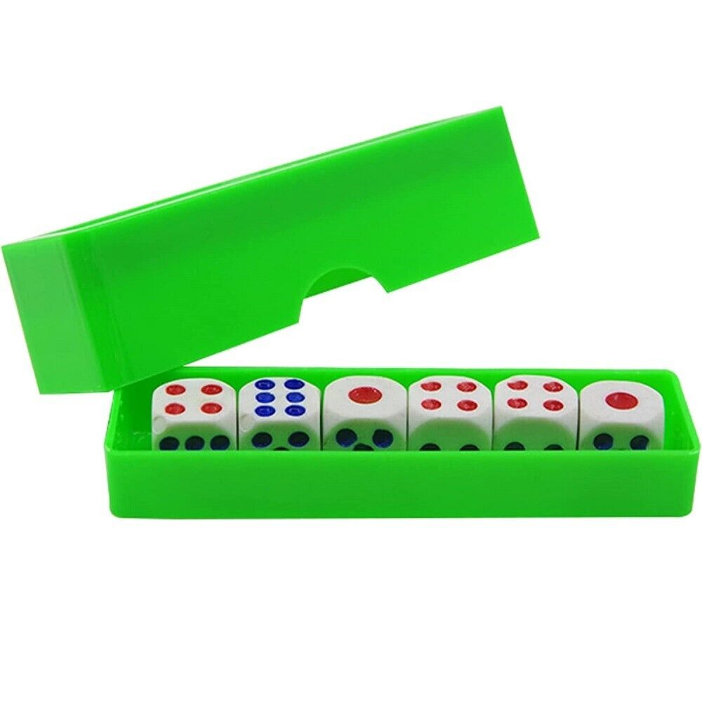 Set of 6 Prediction Flash Dice Magic Trick Classical Dices Changing Gimmick