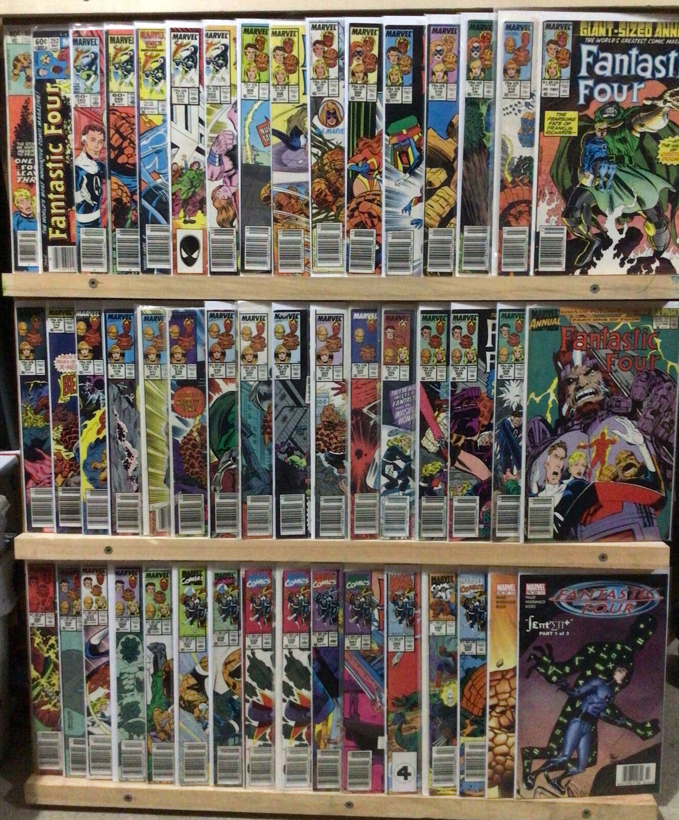 Fantastic Four Comics Lot Of 48 Vintage Issues