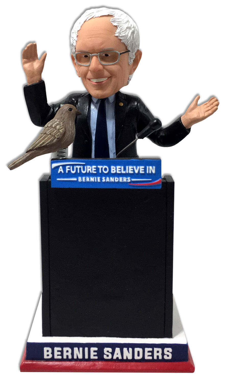 Bernie Sanders Bird Podium Bobblehead Meme