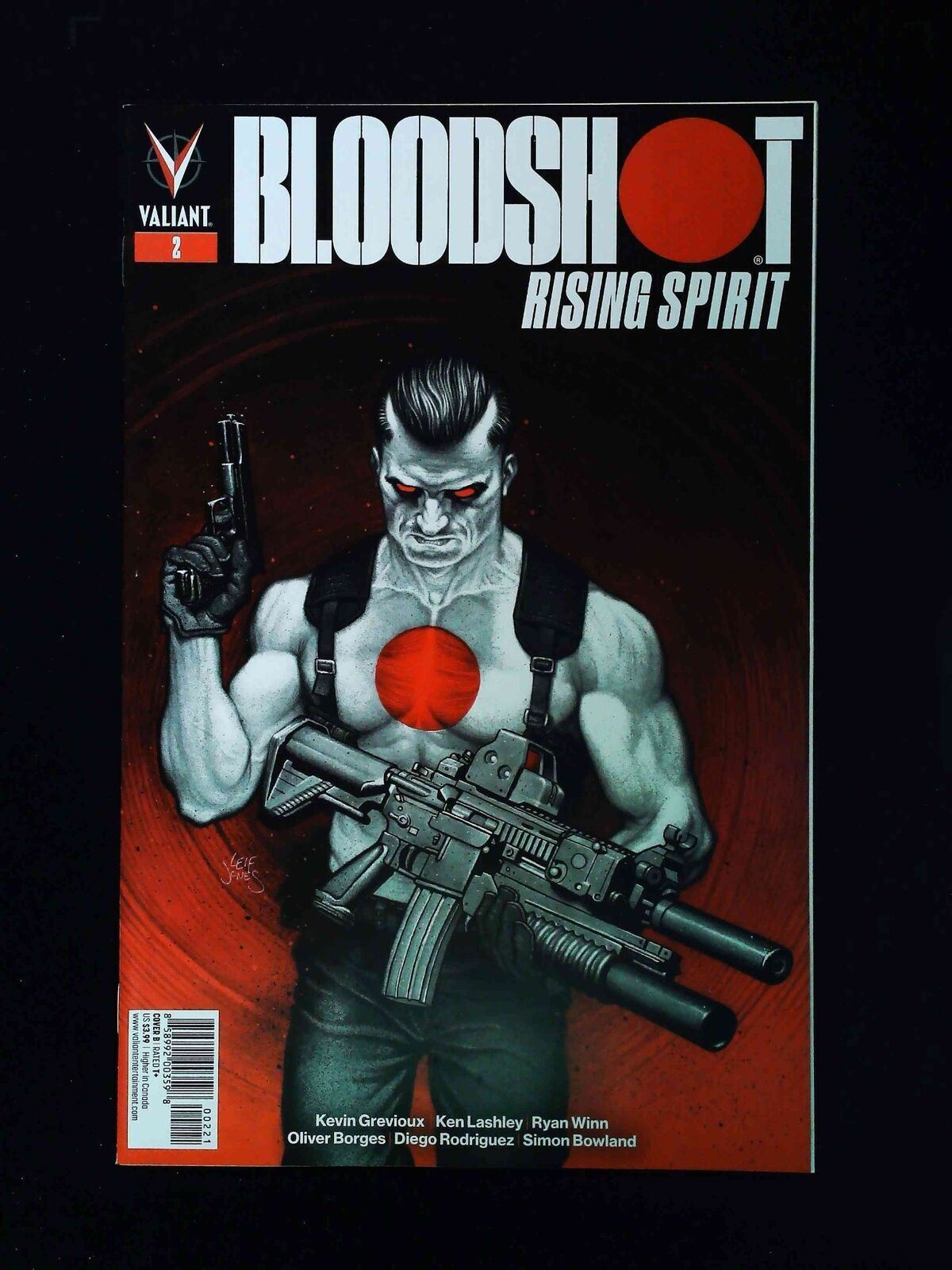 Bloodshot Rising Spirit #2B  Valiant Comics 2018 Nm-  Jones Variant