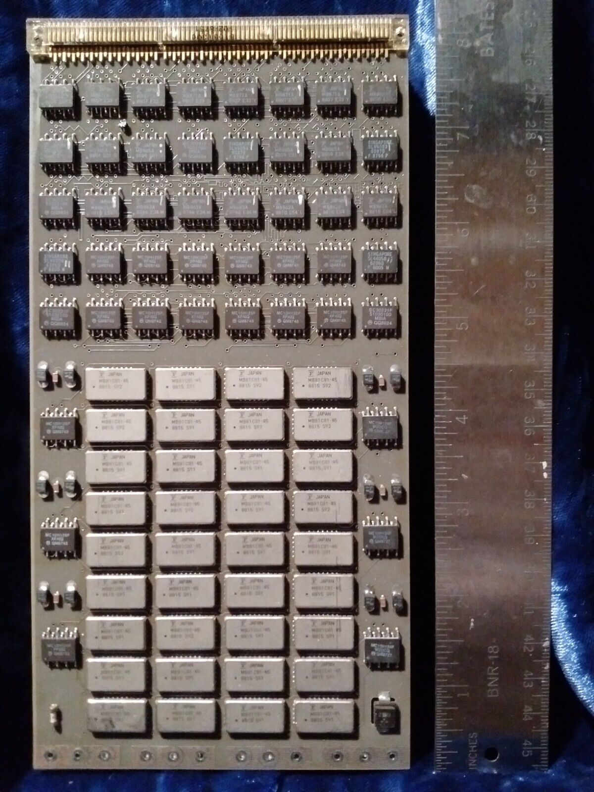 Cray-2 SuperComputer Board Memory.SilverSmall IC's DateCode is recent the Large