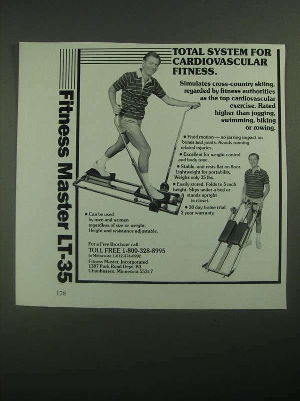 1987 Fitness Master LT-35 Ad - Total System for Cardiovascular Fitness