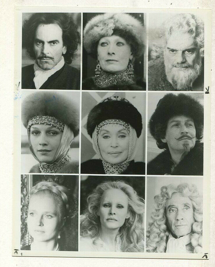 Cast Of Peter The Great  1986 NBC TV press photo MBX96