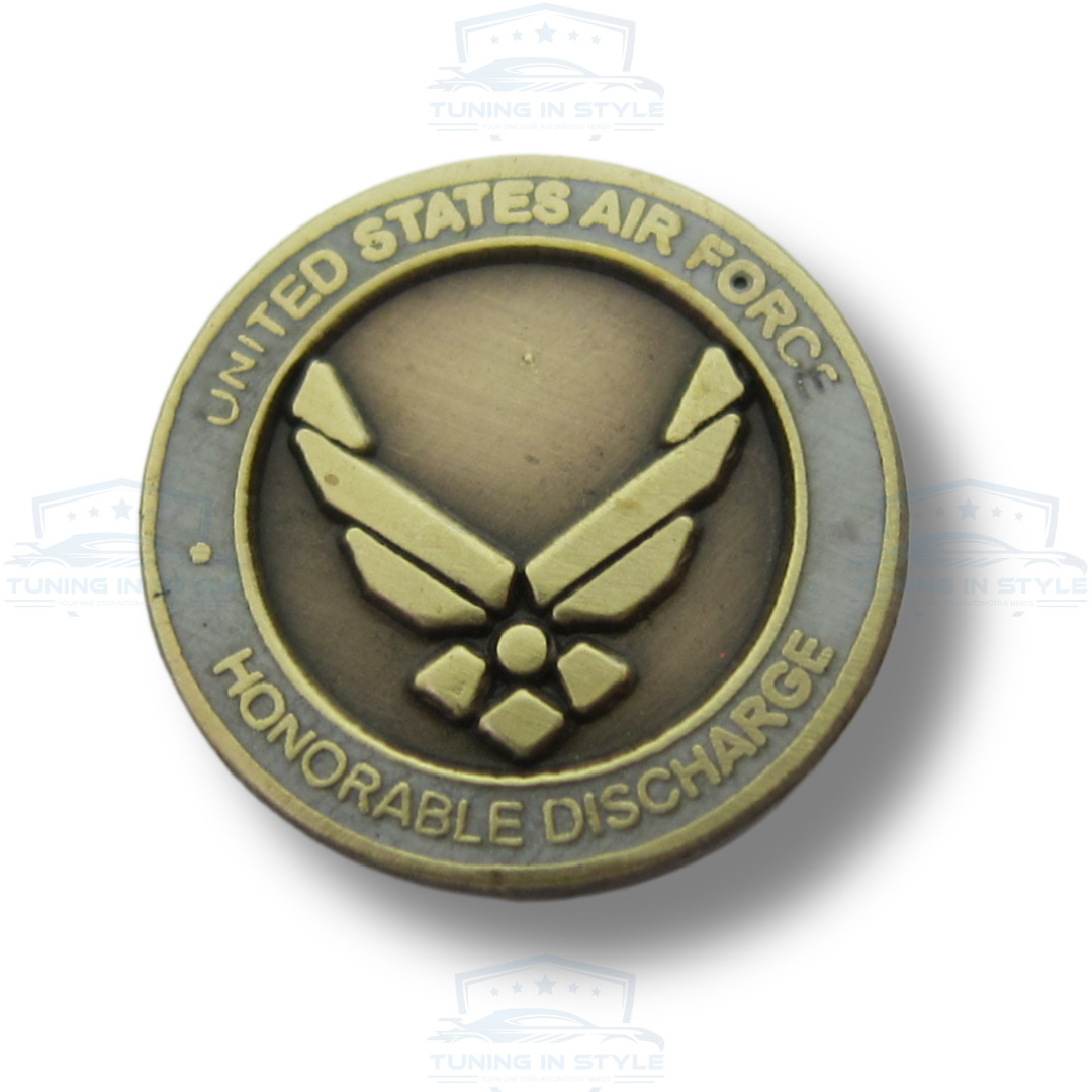 United States Air Force USAF Honorable Discharge Hat Lapel Pin Official Licensed