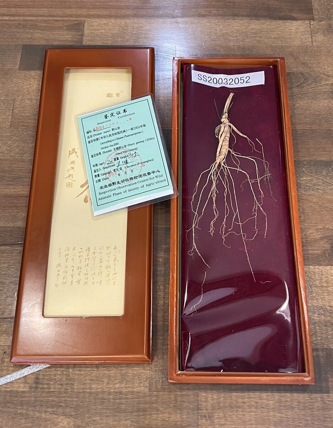 Rare Wild Ginseng Root From China With Inspection Certificate