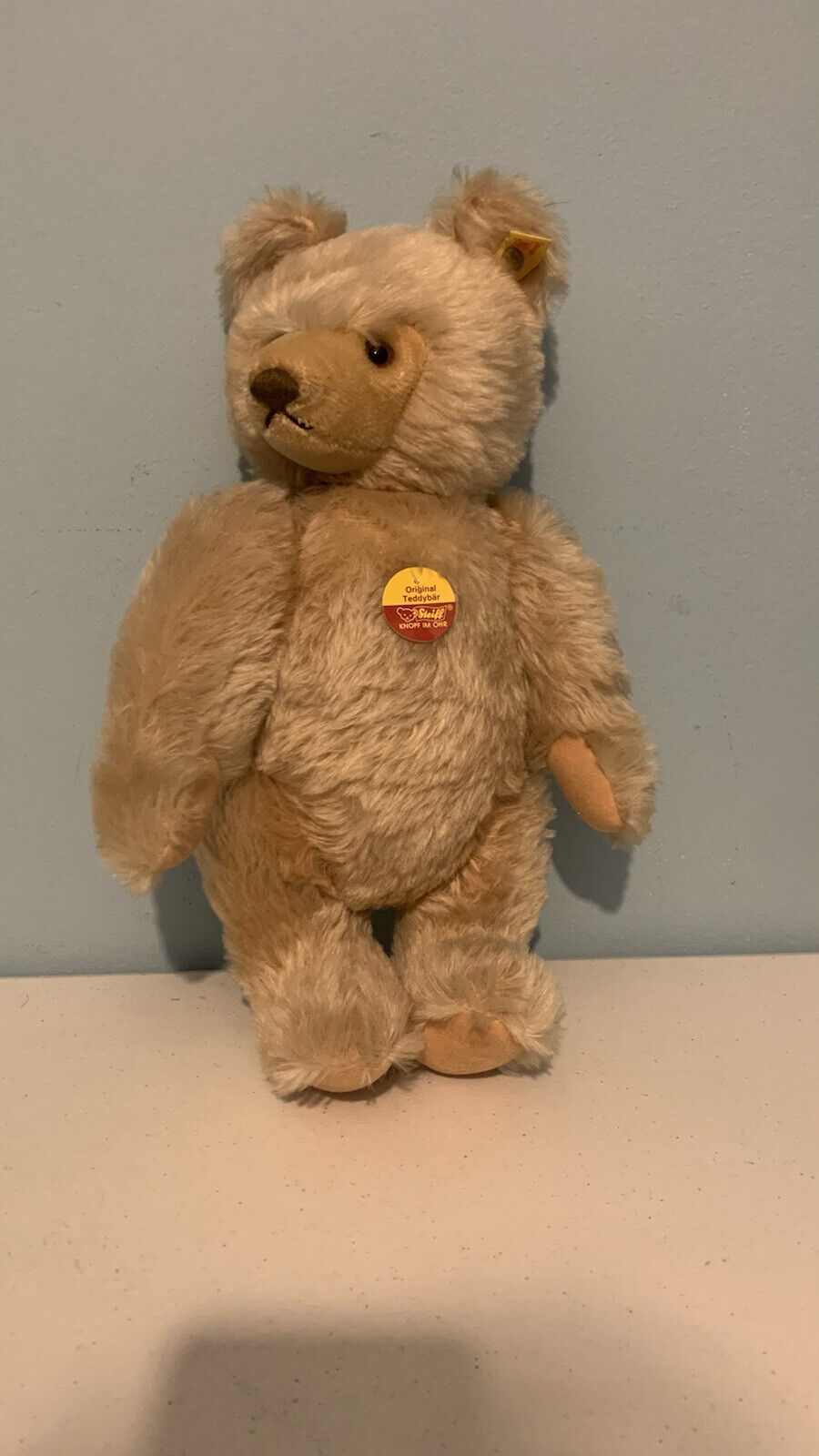 Vintage Steiff Original Teddy Mohair Bear #0201/41  15 INCHES