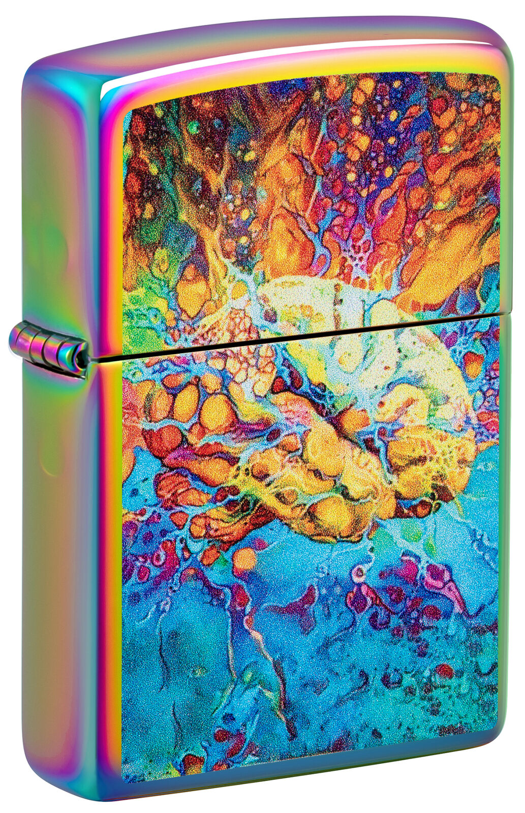 Zippo Psychedelic Brain Design Multi Color Windproof Lighter, 49787