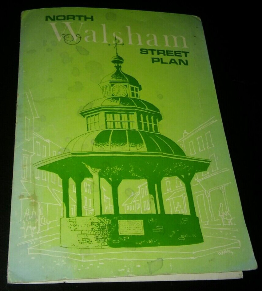 Vintage North Walsham Street Plan. Forward Publicity Ltd. Circa probably 1960's.