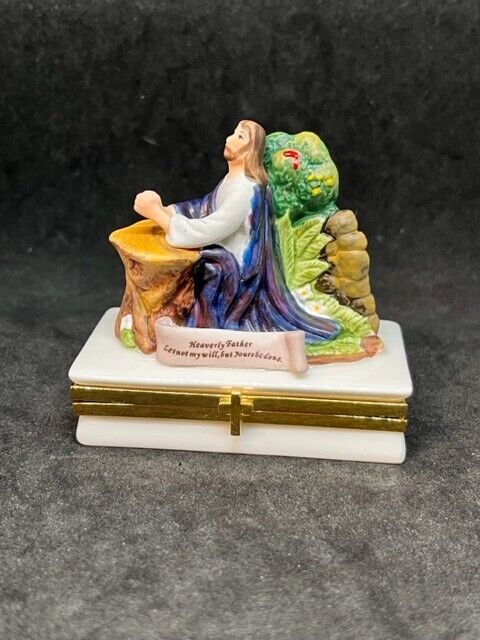 Limoges Ltd Garden of Gethesemane Life of Christ Collection Trinket Box B0567