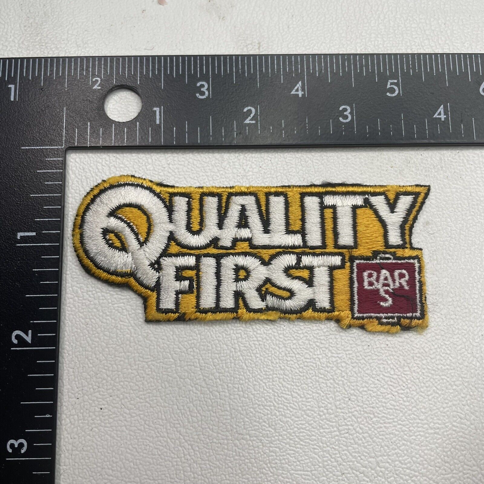Quality First BAR S Foods (Processed Pork & More)  Advertising Patch 96N5