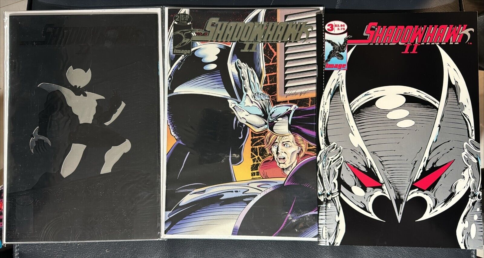 Shadow Hawk II #1, 2, 3 Lot of 3 Image Comics Full Mini Series 1993