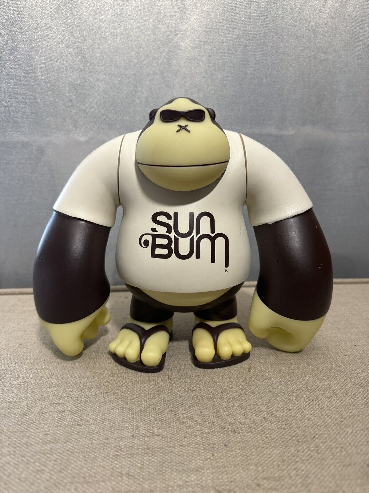 'Sonny' Sun Bum Poseable Vinyl Figure Monkey Ape Gorilla 9 Inch Advertisement