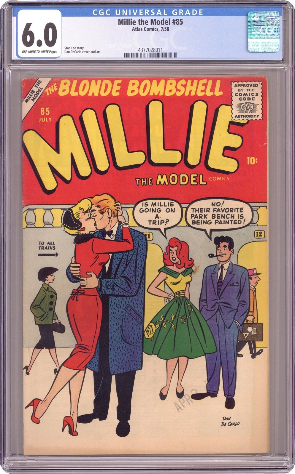 Millie the Model #85 CGC 6.0 1958 4377028011