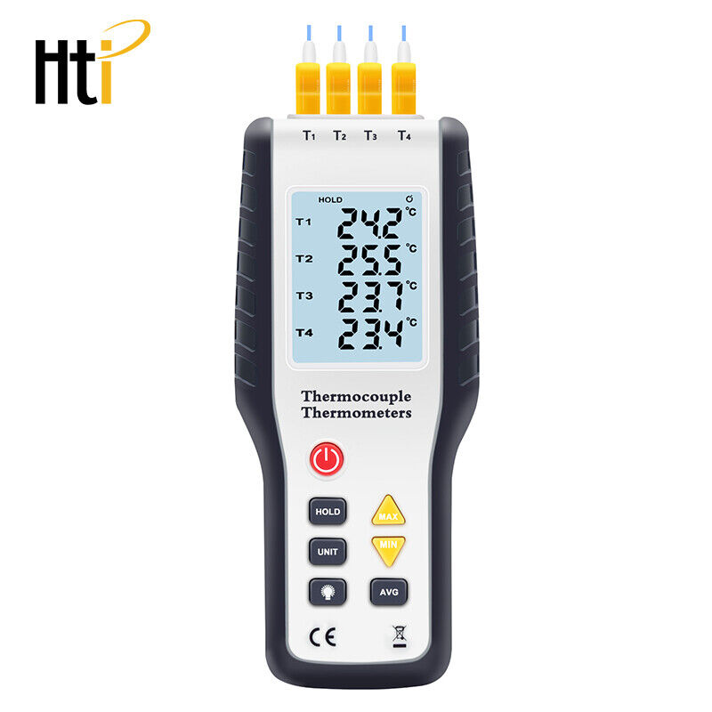 HT-9815 / 4 Channel K Type Digital Thermometer Thermocouple