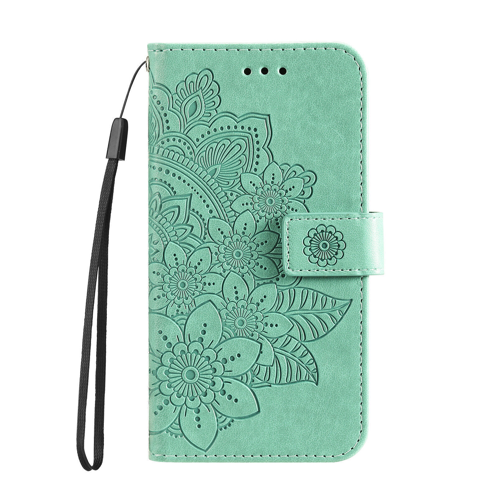 For Samsung S24 A15 A05S A54 A34 A04E A24 S23FE Flower Wallet Phone Case