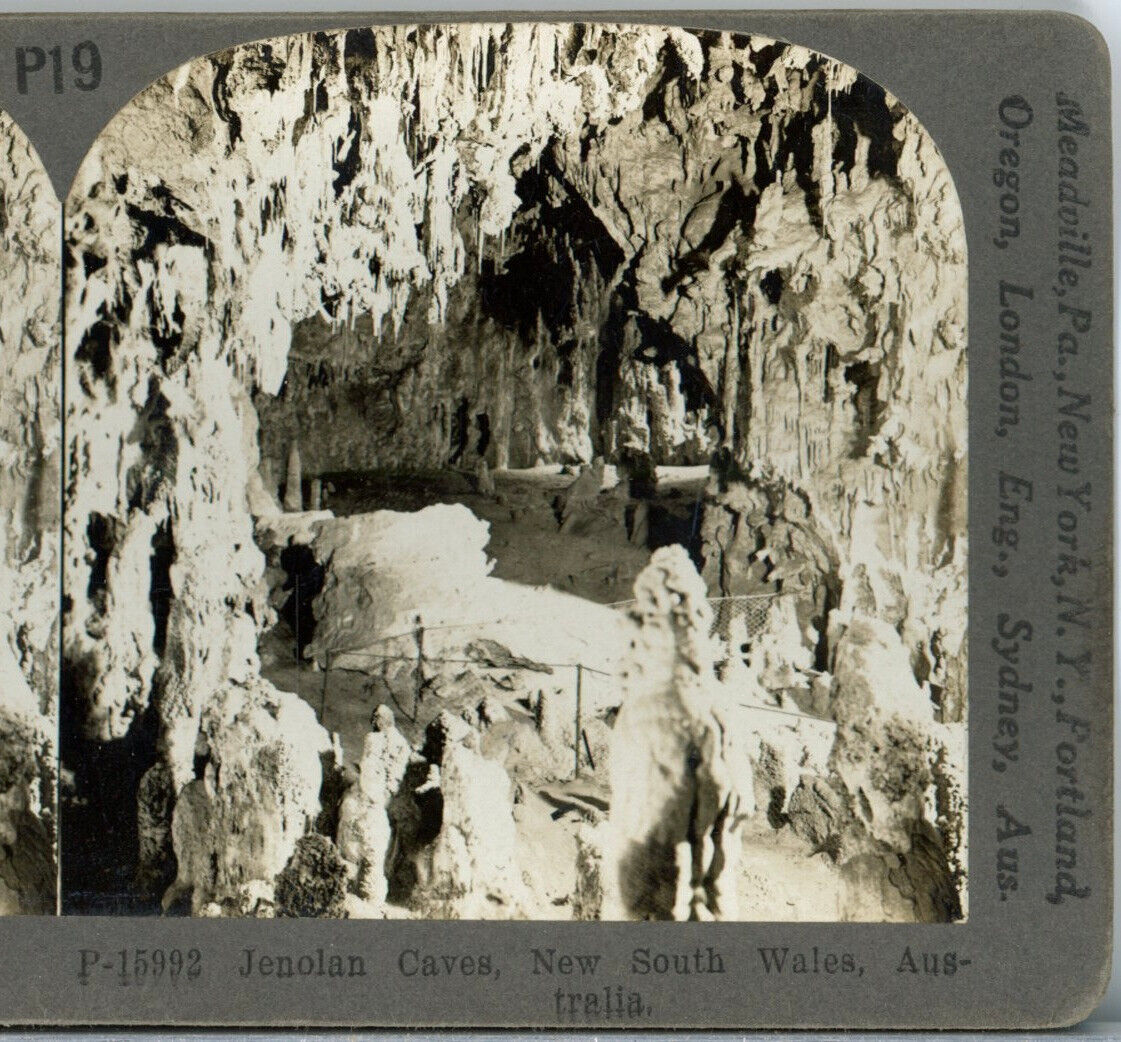AUSTRALIA, Jenolan Caves, New South Wales--Keystone Primary Stereoview #19