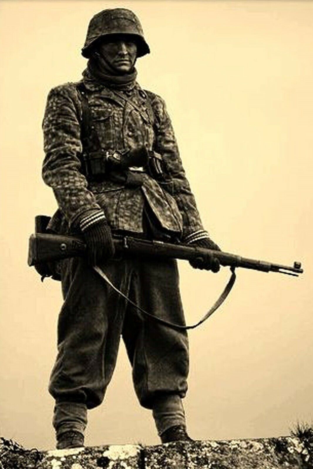 Deutsche Soldat WW2 Photo Glossy 4*6 in ε013